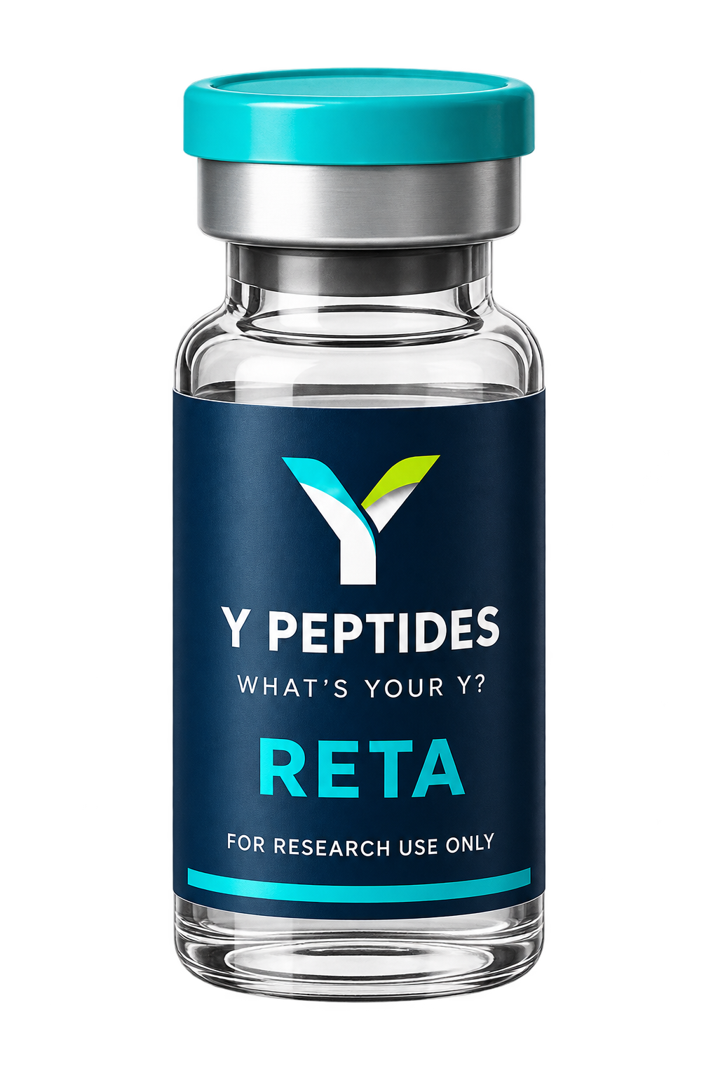 Y Peptides RETA branded bottle